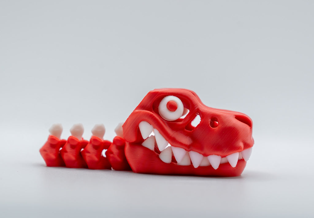 XXL T-Rex 3D Printed Fidget Toy | Giant Articulated Dinosaur | Flexi T-Rex Desk Toy | Jumbo Dino Gift