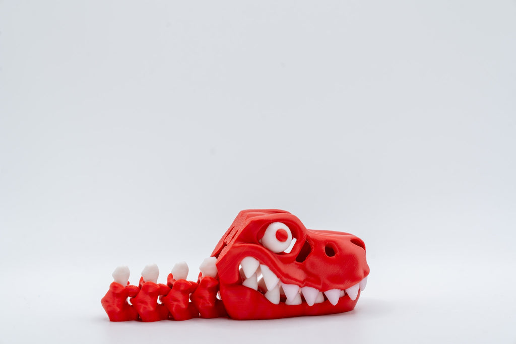 T-Rex Keychain 3D Printed Fidget | Mini Articulated Flexi Dinosaur Keychain | Dino Bag Charm | Gift