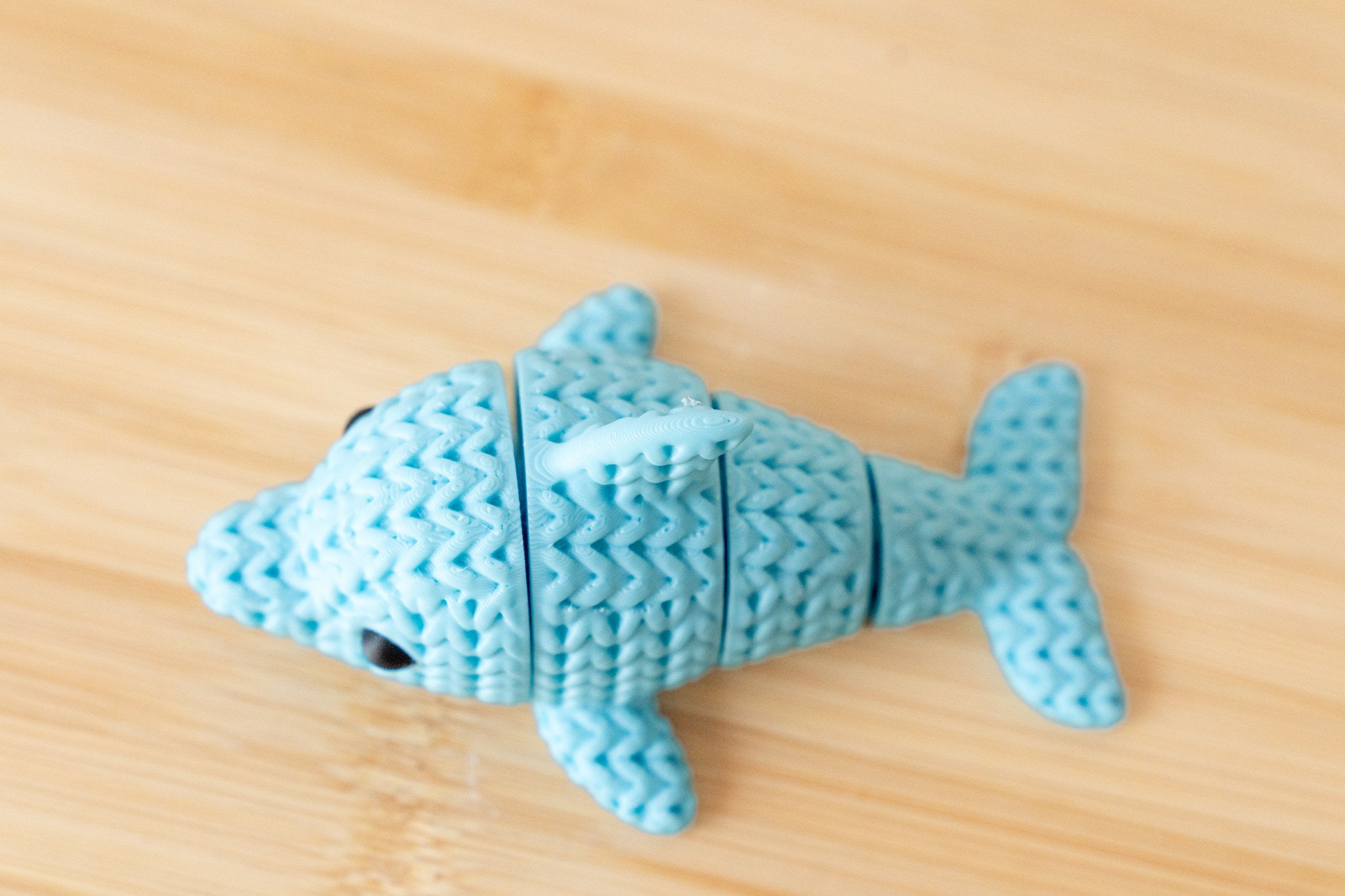 Articulated Shark 3D Printed Fidget Toy | Flexi Shark Ocean Desk Toy | Shark Lover Gift | Sensory Stress Relief