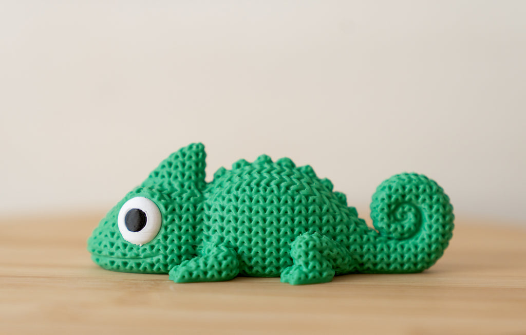 Articulated Chameleon 3D Printed Fidget Toy | Flexi Chameleon Lizard | Reptile Lover Gift | Sensory Desk Toy