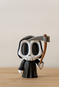 Grim Reaper 3D Printed Figure | Reaper with Scythe Desk Decor | Spooky Gothic Collectible | Halloween Gift