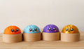 Bao Bun Dim Sum 3D Printed Fidget Clicker | Kawaii Dumpling in Steamer | Cute Sensory Desk Toy | Foodie Gift