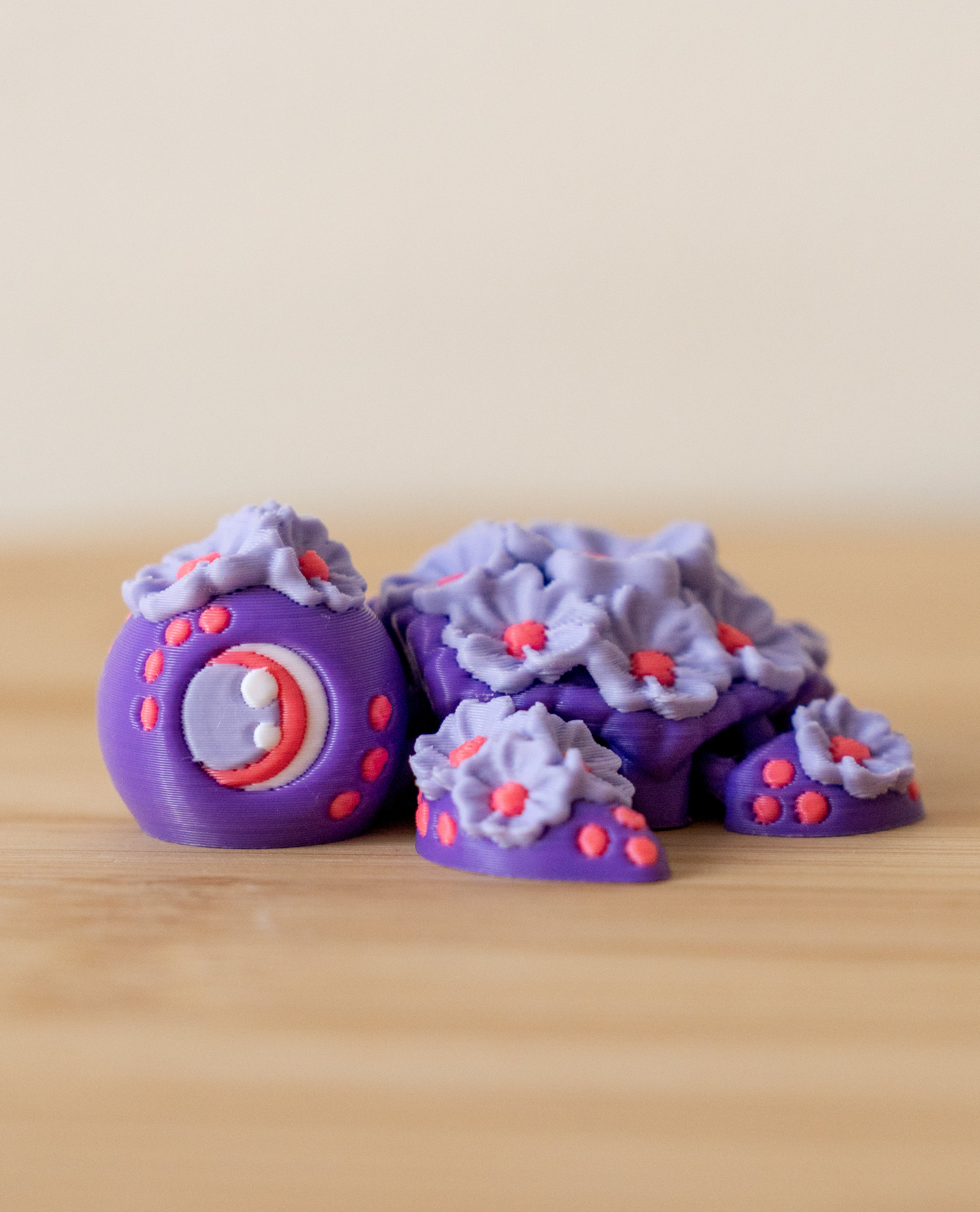 Cherry Blossom Dragon 3D Printed Fidget Toy | Flexi Sakura Dragon | Fantasy Desk Toy | Dragon Lover Gift | Sensory