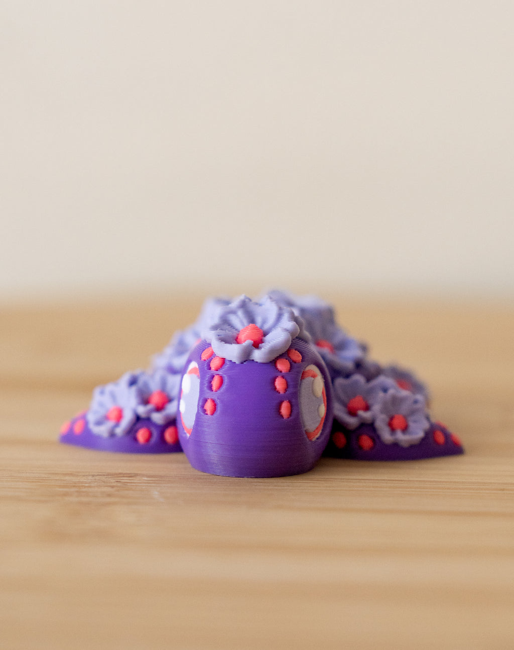Cherry Blossom Dragon 3D Printed Fidget Toy | Flexi Sakura Dragon | Fantasy Desk Toy | Dragon Lover Gift | Sensory