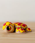 Pizza Turtle 3D Printed Fidget Toy | Flexi Turtle with Pizza Shell | Funny Foodie Desk Toy | Sensory Gift