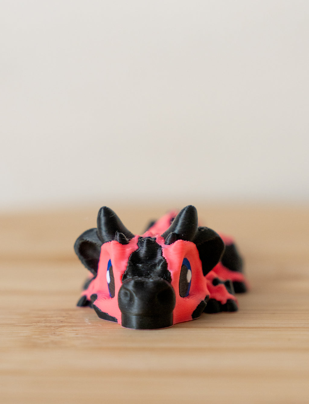 Lava Dragon 3D Printed Fidget Toy | Flexi Fire Dragon | Fantasy Desk Toy | Dragon Lover Gift | Sensory Stress Relief