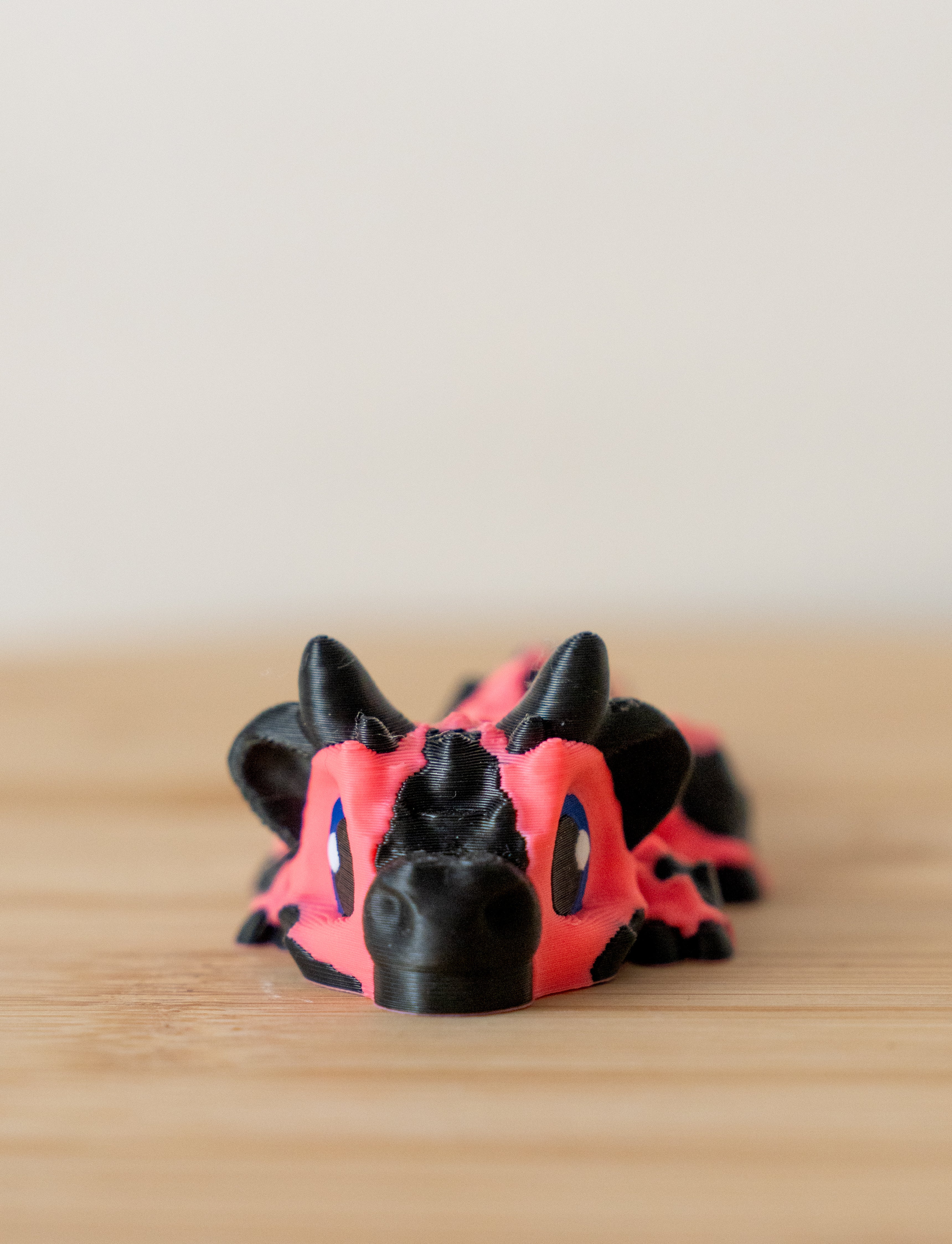 Lava Dragon 3D Printed Fidget Toy | Flexi Fire Dragon | Fantasy Desk Toy | Dragon Lover Gift | Sensory Stress Relief
