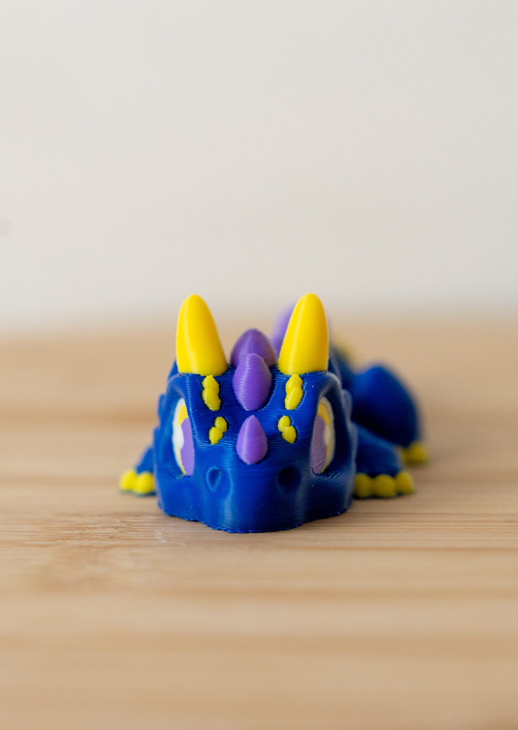 Spiky Dragon 3D Printed Fidget Toy | Flexi Horned Dragon | Fantasy Desk Toy | Dragon Lover Gift | Sensory Stress Relief