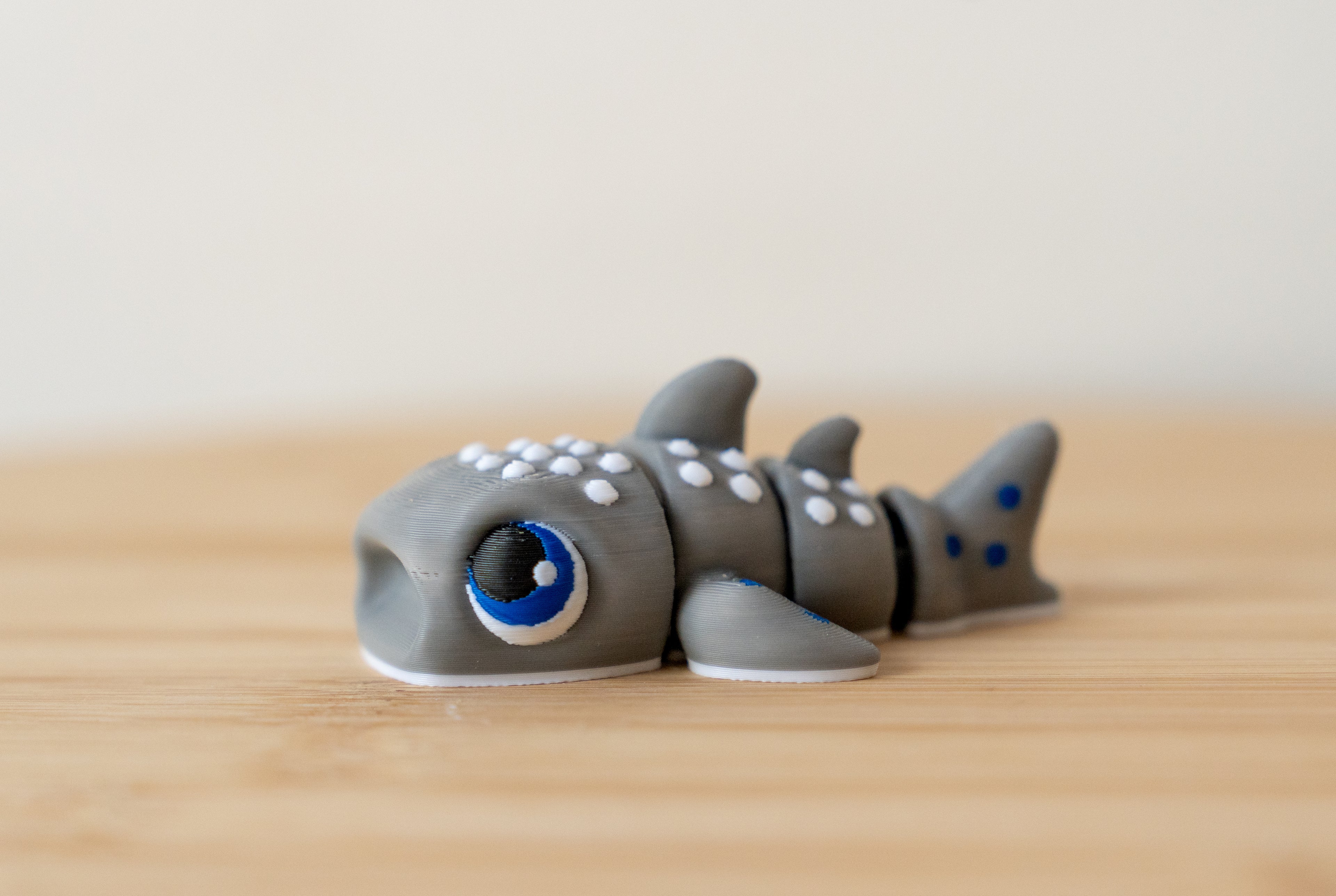Whale Shark 3D Printed Fidget Toy | Flexi Spotted Whale Shark | Ocean Desk Toy | Sea Lover Gift | Sensory