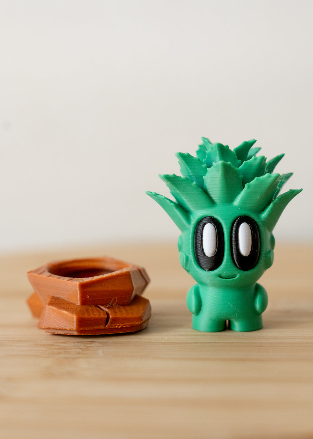 Aloe Succulent Buddy 3D Printed Fidget | Kawaii Plant in Pot Desk Toy | Cute Sensory Gift | Plant Lover Gift