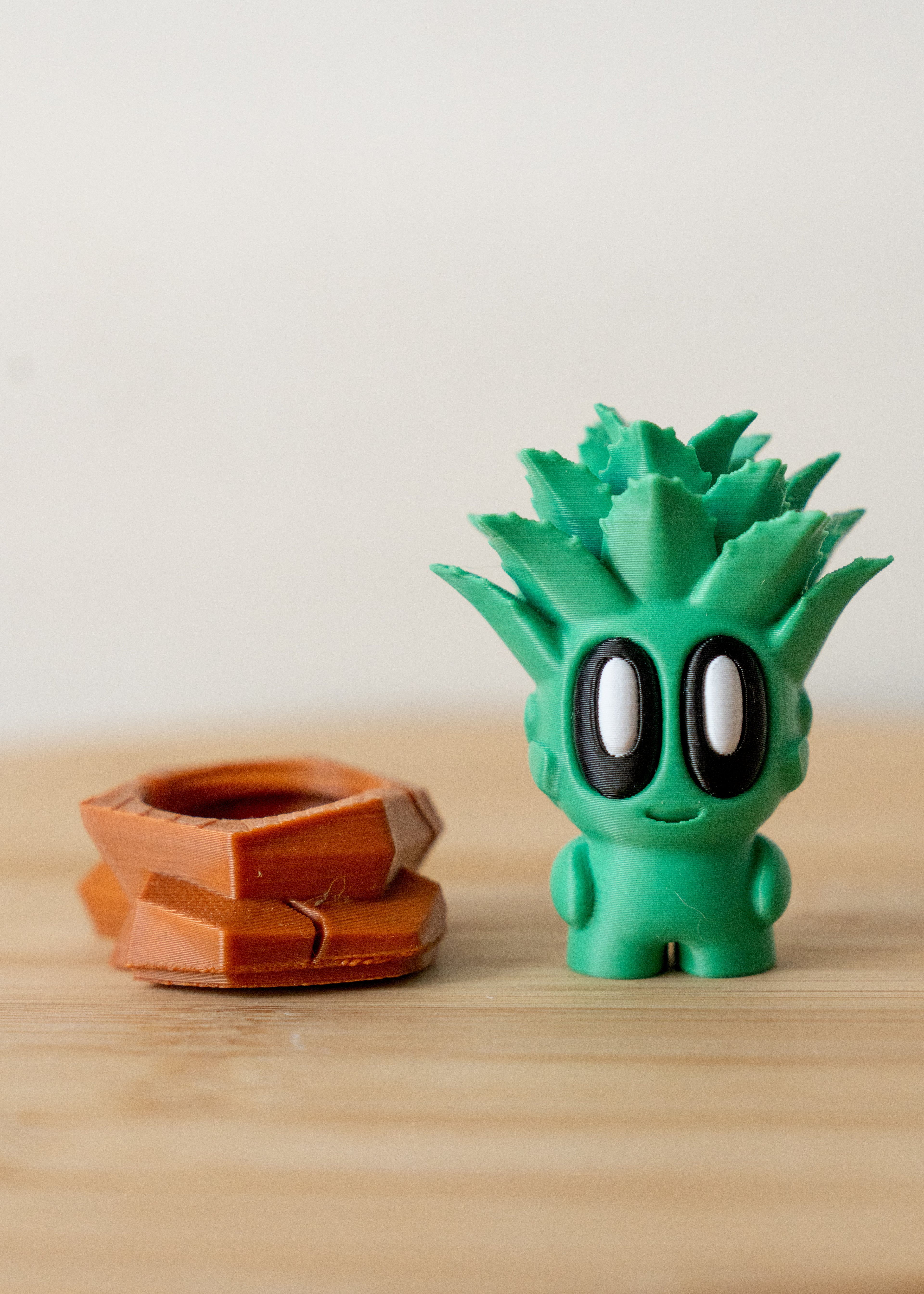 Aloe Succulent Buddy 3D Printed Fidget | Kawaii Plant in Pot Desk Toy | Cute Sensory Gift | Plant Lover Gift