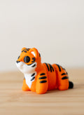 Tiger Cub 3D Printed Figure | Cute Baby Tiger Desk Decor | Animal Lover Gift | Kawaii Collectible