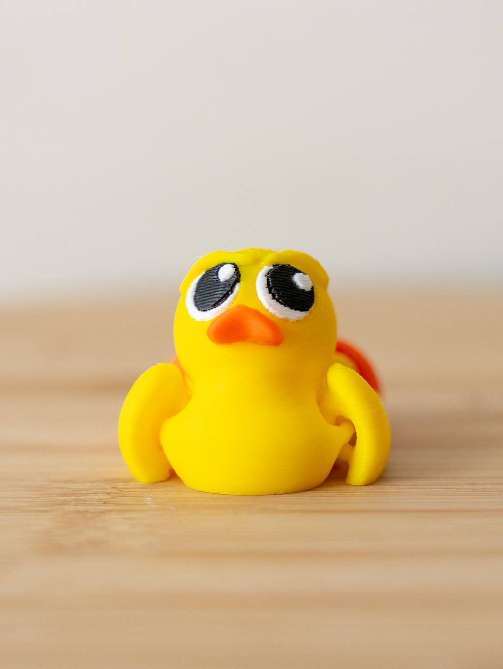 Duck 3D Printed Fidget Toy | Cute Kawaii Duckling Desk Toy | Rubber Duck Gift | Sensory Stress Relief